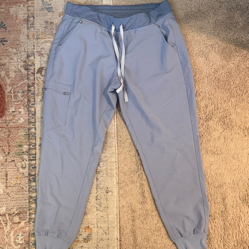 Figs Technical Collection Navy Drawstring Pants